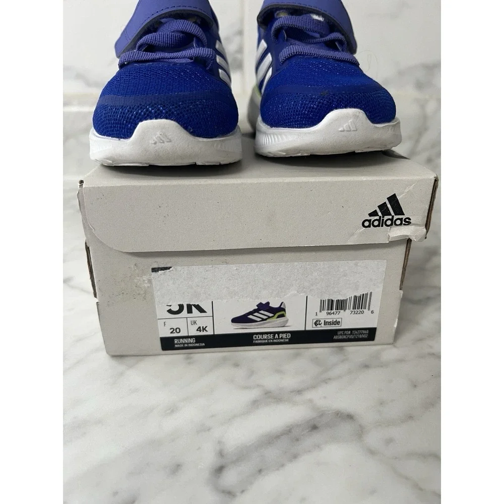 Girls kids Adidas Blue Running Sneakers Size 5‎ US